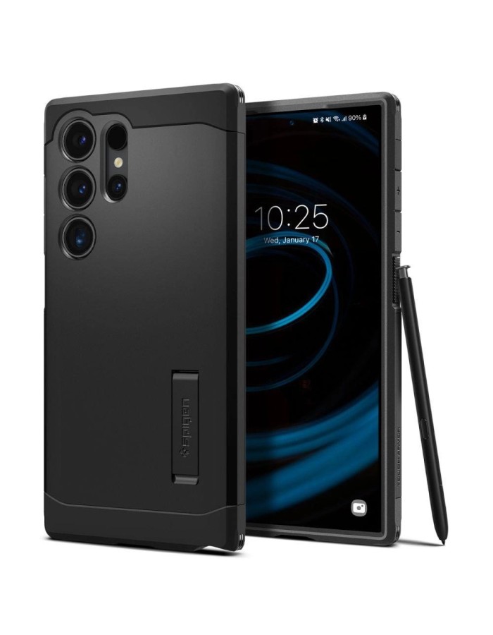 Spigen Tough Armor Case for Samsung Galaxy S24 Ultra - Black Spigen Tough Armor Case for Samsung Galaxy S24 Ultra - Black