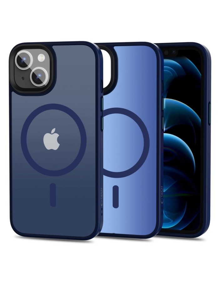 Tech-Protect MagMat MagSafe iPhone 13 Case - Matte Navy Blue Tech-Protect MagMat MagSafe iPhone 13 Case - Matte Navy Blue