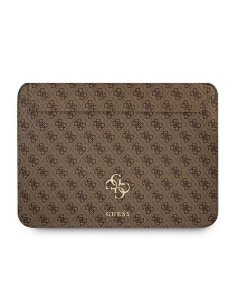 Guess 4G Big Logo case for a 13" laptop - brown