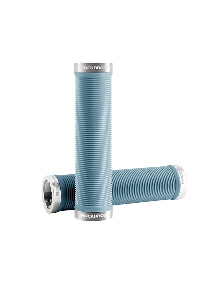 Rockbros Bike Grips Anti-Slip Twist Grips - Blue