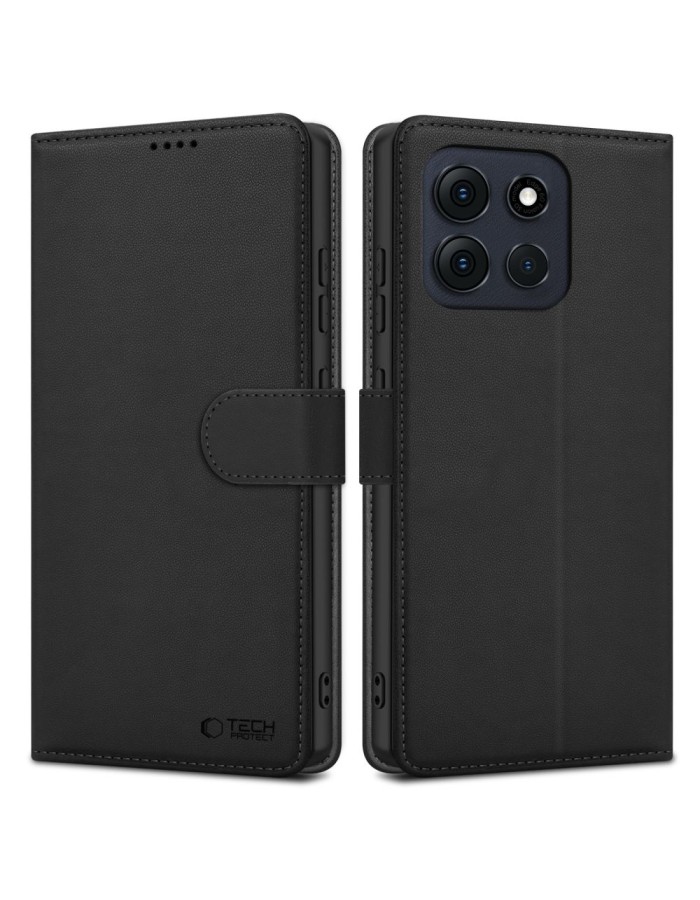 Tech-Protect Wallet Case for Motorola Moto G56 5G - Black