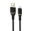 Dudao L25L 30W USB-A - Lightning Cable with Soft Silicone Braid Lightning 1m - Black