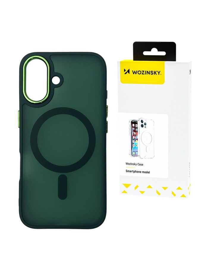 Wozinsky Fashion Case MagSafe for Samsung Galaxy S25+ - Green Wozinsky Fashion Case MagSafe for Samsung Galaxy S25+ - Green