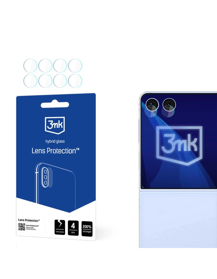 3mk Lens Protection Hybrid Glass for Camera Lens on Samsung Galaxy Z Flip 7