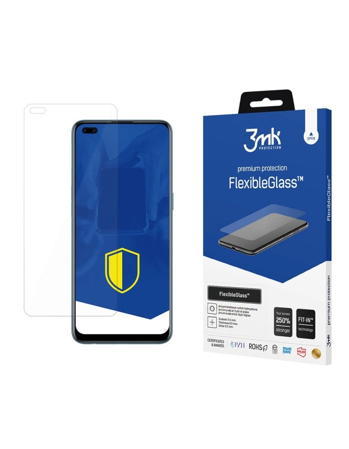 3mk FlexibleGlass™ hybrid glass on Oppo Reno 4 Lite