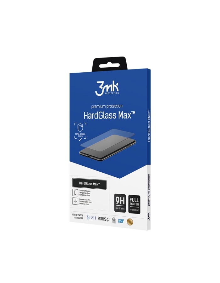 Reinforced full-screen tempered glass 3mk HardGlass Max Black for Samsung Galaxy S24+ Reinforced full-screen tempered glass 3mk HardGlass Max Black for Samsung Galaxy S24+