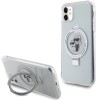 Karl Lagerfeld KLHMN61HMRSKCH iPhone 11 / Xr 6.1" white/white hardcase Ring Stand Karl&amp;amp;Choupette MagSafe