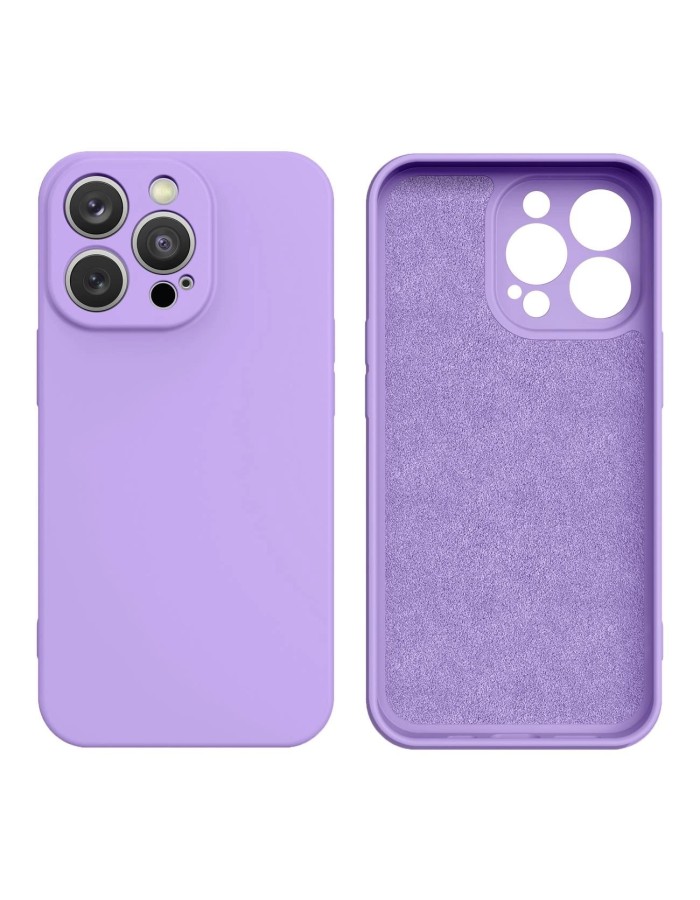 Silicone case iPhone 14 Plus silicone case purple