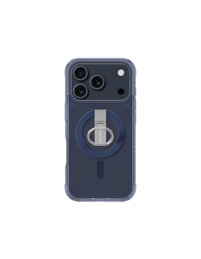 AmazingThing Titan Pro Grip Ring Set Case for iPhone 17 Pro Compatible with MagSafe - Blue AmazingThing Titan Pro Grip Ring Set Case for iPhone 17 Pro Compatible with MagSafe - Blue