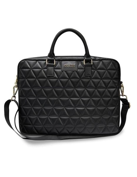Guess Quilted bag for a 16" laptop - black Guess Quilted bag for a 16" laptop - black