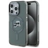 Karl Lagerfeld KLHMP15XHLSKCK iPhone 15 Pro Max 6.7" black/black hardcase IML Metal Karl&amp;amp;Choupette Head MagSafe