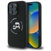 Karl Lagerfeld KLHMP16XSKCHTCK iPhone 16 Pro Max 6.9" black/black hardcase Silicone Karl&amp;amp;Choupette Heads MagSafe