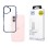 3mk Satin Armor Case+ Blue for Apple iPhone 16 - transparent