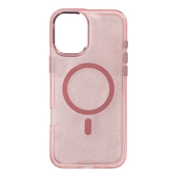 Glitter Case with MagSafe for iPhone 16e / 17e - Pink