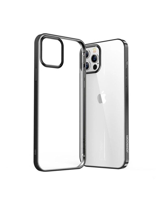 Joyroom New Beautiful Series ultra thin case with electroplated frame for iPhone 12 Pro Max black (JR-BP796)