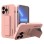 Wozinsky Kickstand Case iPhone 13 mini silicone case with stand pink