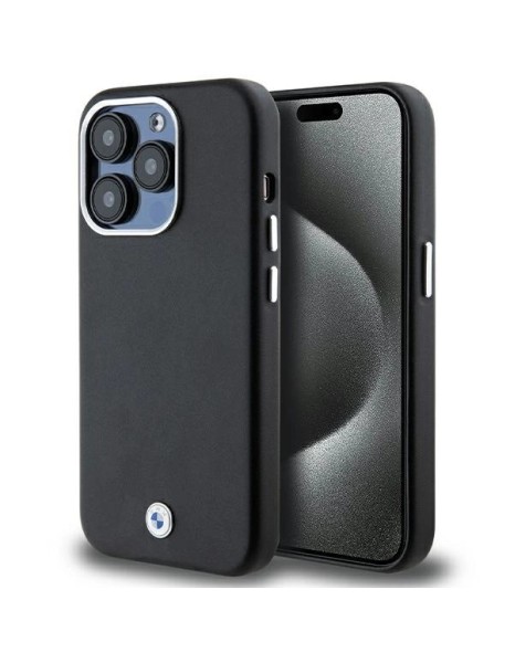 BMW Signature Wrapped Metal MagSafe case for iPhone 14 Pro Max - black BMW Signature Wrapped Metal MagSafe case for iPhone 14 Pro Max - black