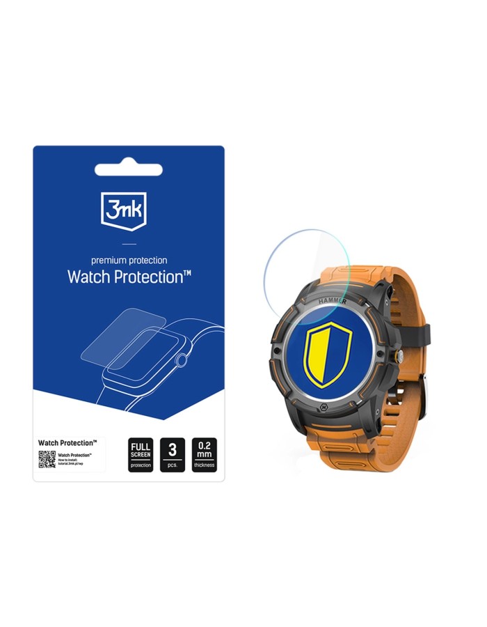 Smartwatch Screen Protector Glass 3mk Watch Protection FlexibleGlass for Hammer Watch