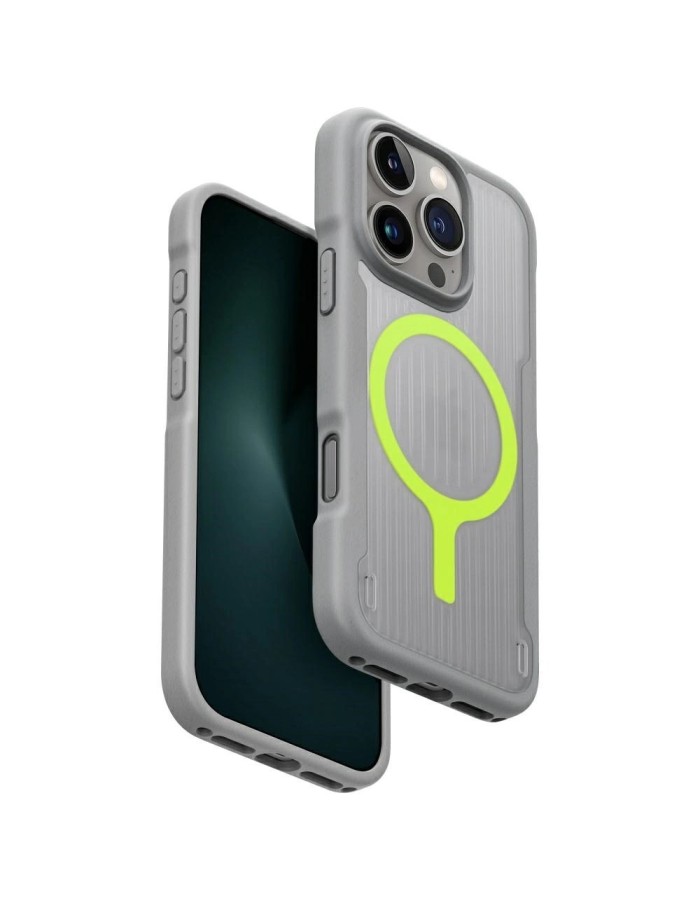 Uniq Combat Active Magclick Charging Case for iPhone 16 Pro - Gray