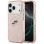 Karl Lagerfeld IML Glitter Karl &amp;amp; Choupette Heads Logo MagSafe Case for iPhone 17 Pro - Pink