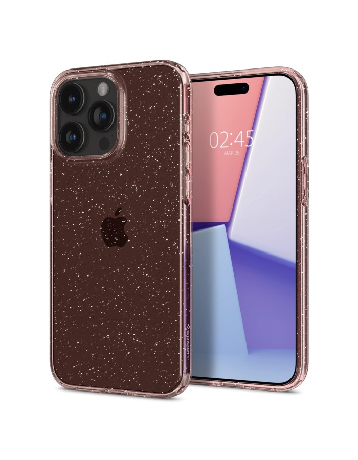 Spigen Liquid Crystal Glitter iPhone 15 Pro Max Case - Pink/Clear Spigen Liquid Crystal Glitter iPhone 15 Pro Max Case - Pink/Clear