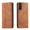 Magnet Fancy Case for Samsung Galaxy S23+ flip cover wallet stand brown Magnet Fancy Case for Samsung Galaxy S23+ flip cover wallet stand brown