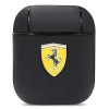 Ferrari FESA2LEBK AirPods cover black/black On Track Leather Ferrari FESA2LEBK AirPods cover black/black On Track Leather