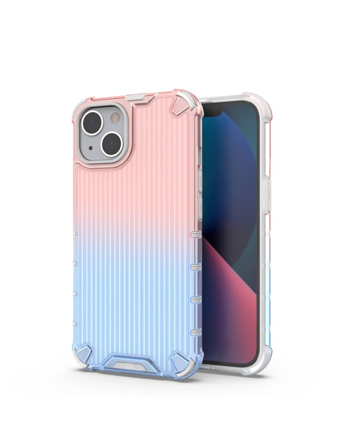 Ombre Protect Case for iPhone 13 pink and blue armored case Ombre Protect Case for iPhone 13 pink and blue armored case