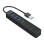 Orico TWU32-4A USB-A 3.1 hub / 1x USB-A 3.1 + 3x USB-A 2.0 + USB-C 5V/3A - black