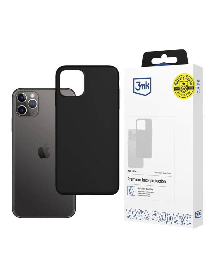 3mk Matt Case for iPhone 11 Pro Max - black