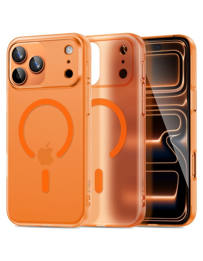 Tech-Protect Magslim MagSafe Case for iPhone 17 Pro Max - Orange Tech-Protect Magslim MagSafe Case for iPhone 17 Pro Max - Orange