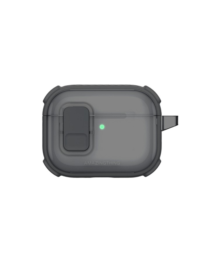 AmazingThing Titan Pro Mag Case Clear for AirPods Pro 3 - Black