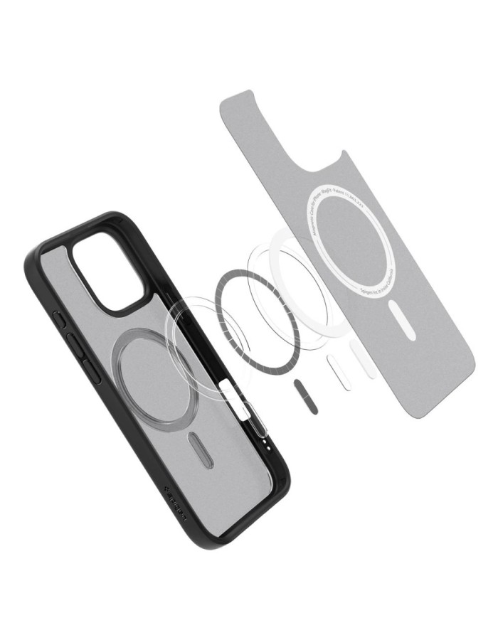 Spigen Ultra Hybrid Mag Case with MagSafe for iPhone 16 Pro - Black