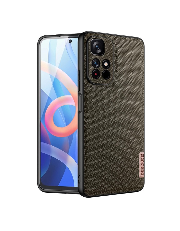 Dux Ducis Fino case cover covered with nylon material Poco M4 Pro 5G green Dux Ducis Fino case cover covered with nylon material Poco M4 Pro 5G green