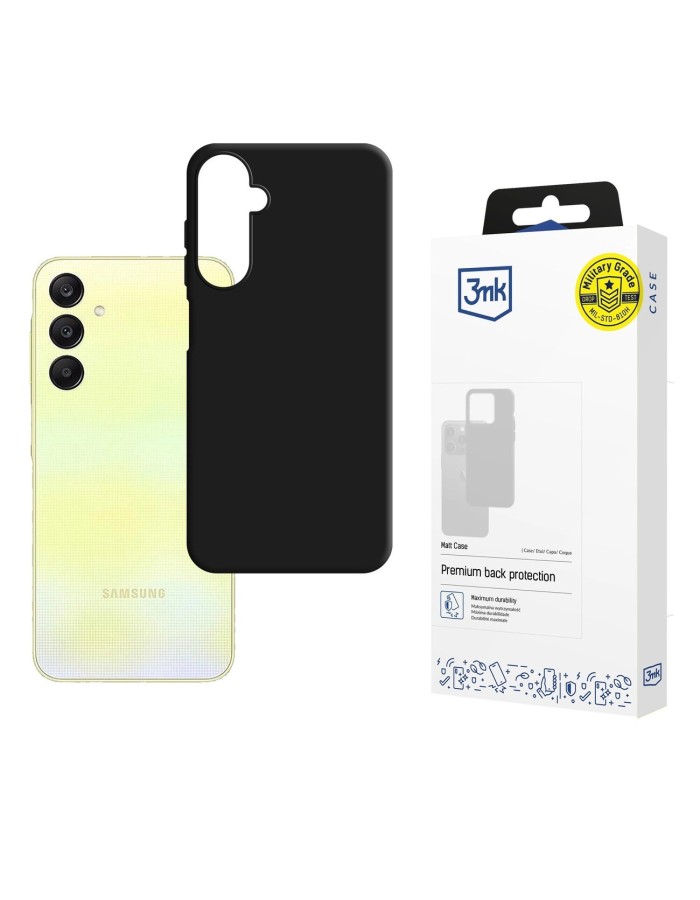 3mk Matt Case for Samsung Galaxy A26 5G - Black