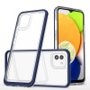 Clear 3in1 case for Samsung Galaxy A03 silicone cover with frame blue Clear 3in1 case for Samsung Galaxy A03 silicone cover with frame blue