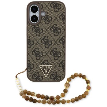 Guess 4G Strap Triangle Logo MagSafe case for iPhone 17 - brown Guess 4G Strap Triangle Logo MagSafe case for iPhone 17 - brown