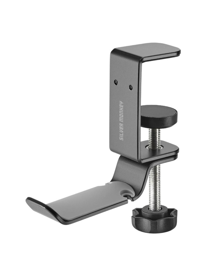 Silver Monkey HM200 headphone holder for desk - black Silver Monkey HM200 headphone holder for desk - black