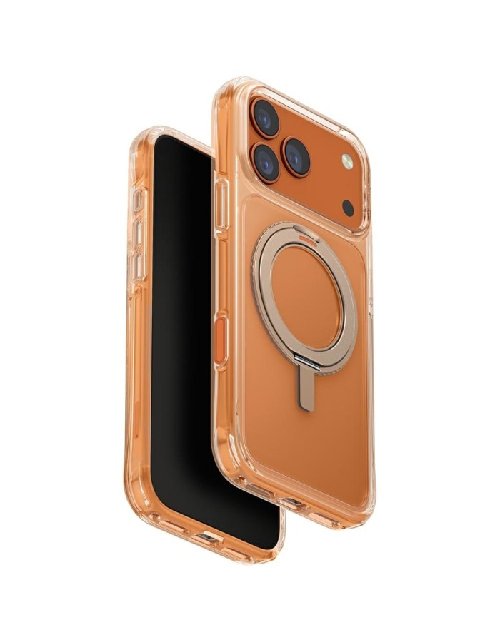Uniq Swivix Rotating Kickstand 360 Case for iPhone 17 Pro Max - Gold Uniq Swivix Rotating Kickstand 360 Case for iPhone 17 Pro Max - Gold