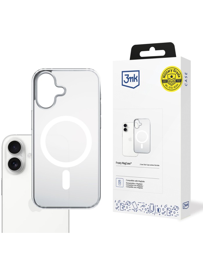 3mk Frosty MagCase for iPhone 17 - white