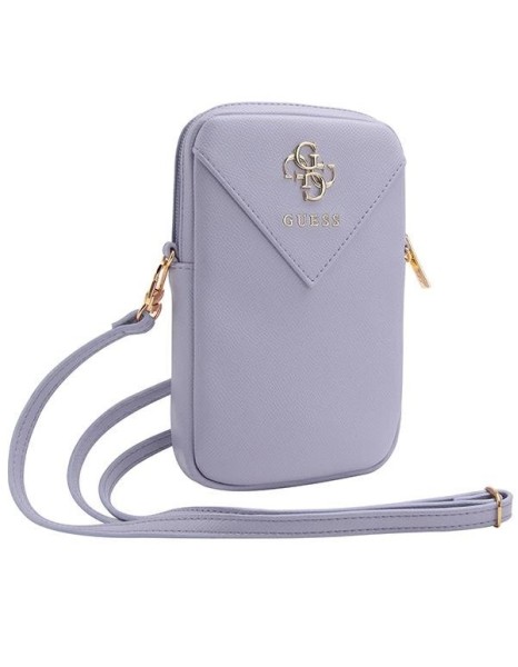 Guess Zip Triangle 4G bag - purple Guess Zip Triangle 4G bag - purple