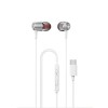 Dudao X1PROT In-Ear Wired USB-C Headphones 1.2m - White Dudao X1PROT In-Ear Wired USB-C Headphones 1.2m - White