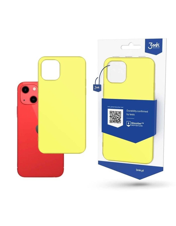 Case for iPhone 13 from the 3mk Matt Case series - lime