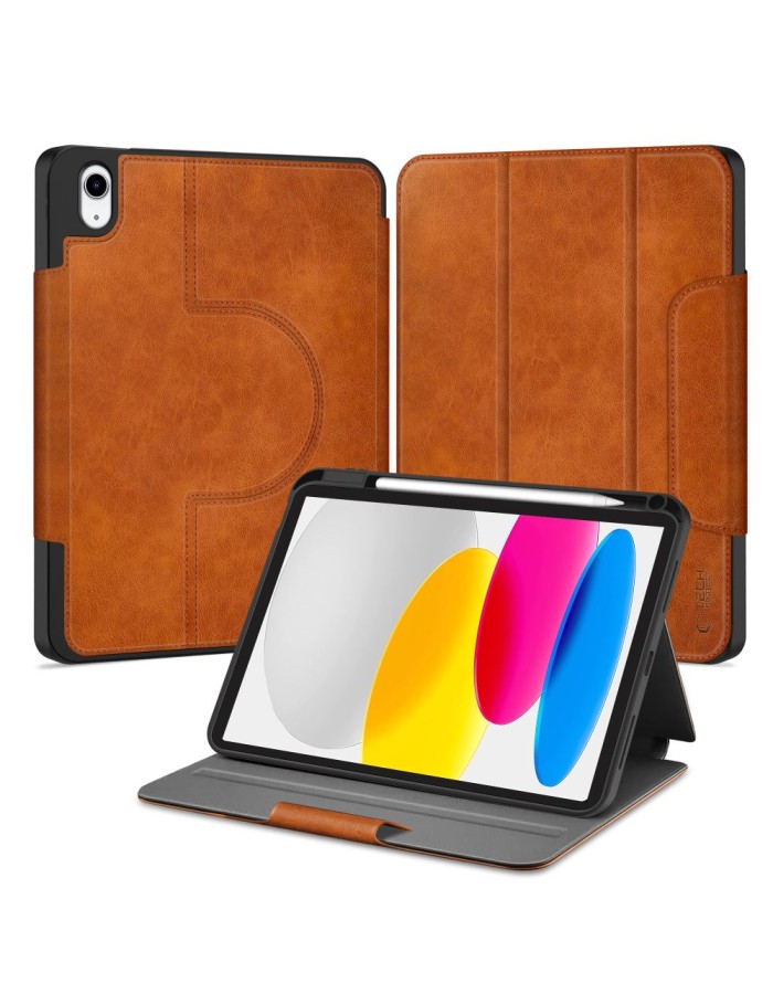 Tech-Protect Fleece Case for iPad 10.9” 10 / 2022 / 11” 11 / 2025 - Brown