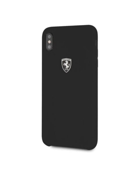 Ferrari Hardcase FEOSIHCI65BK iPhone Xs Max black/black Silicone Off track