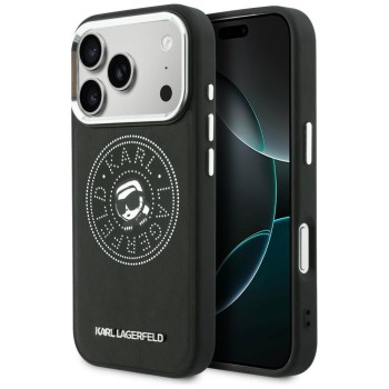 Karl Lagerfeld Point &amp;amp; Karl Sketch MagSafe Case for iPhone 17 Pro - Black