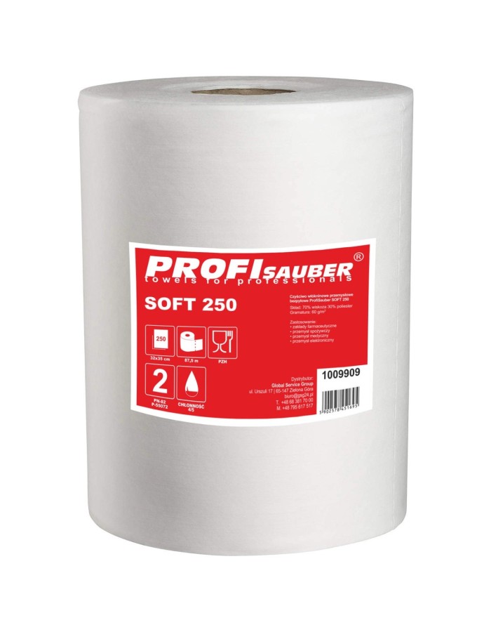 Soft industrial nonwoven cleaning cloth ProfiSauber SOFT 250