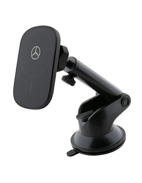 Mercedes MEWCCGSLK 15W induction holder for air vent/glass black/black Silver Stars MagSafe
