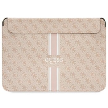 Guess 4G Printed Stripes cover for a 14" laptop - pink