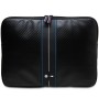 BMW Carbon &amp;amp; Blue Stripe sleeve for a 14" laptop - black